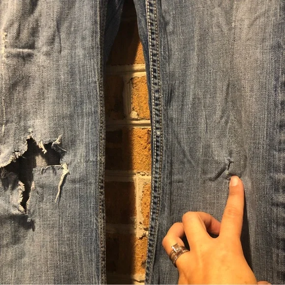 BKE women Stella jeans distressed 27 x 31.5 - Picture 3 of 16